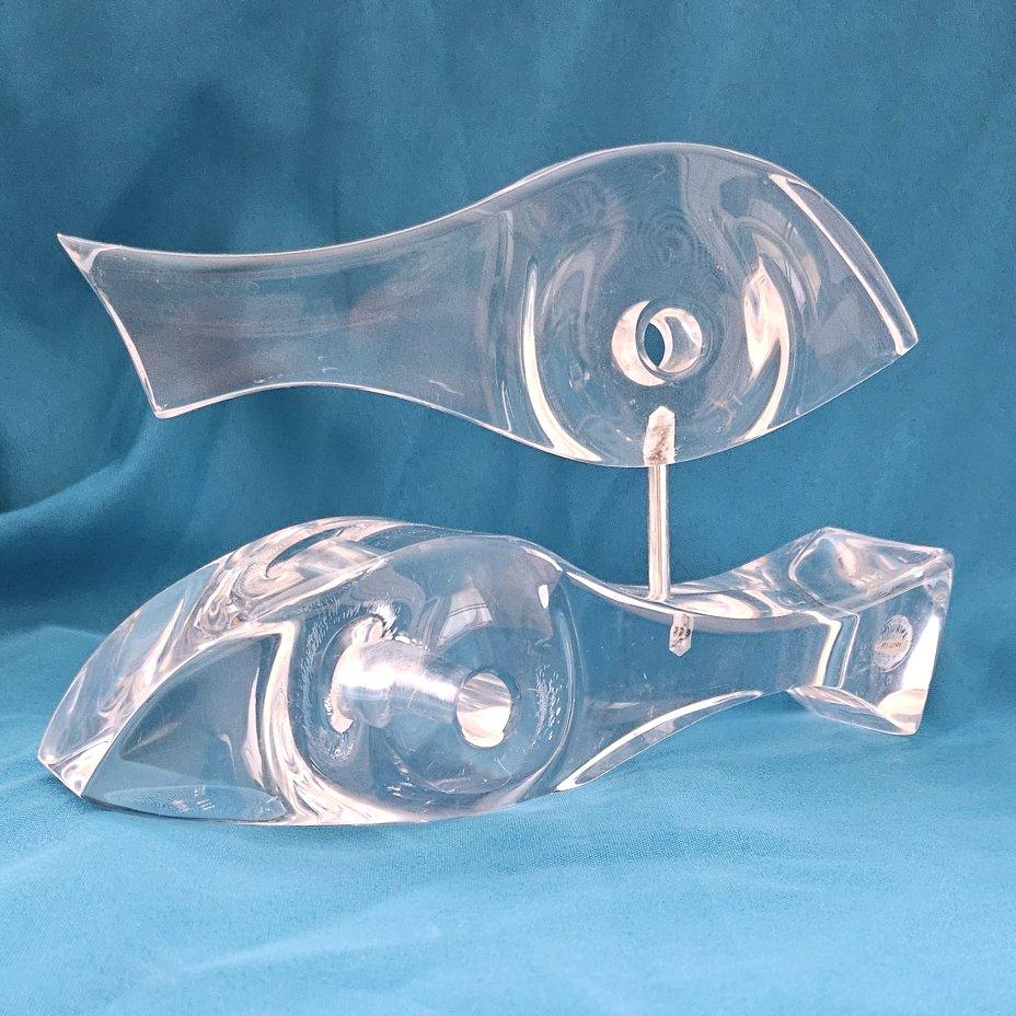 Escultura MCM Kinetic Astrolite Lucite Fishes de Ritts - OFERTA DE CIERRE en venta 4
