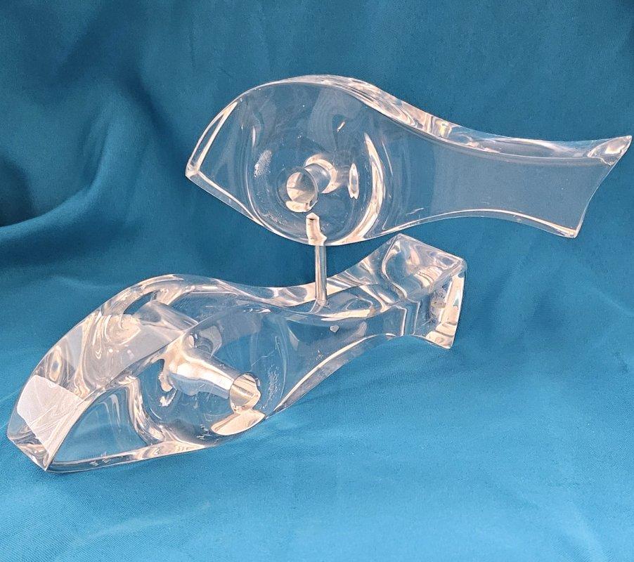 Escultura MCM Kinetic Astrolite Lucite Fishes de Ritts - OFERTA DE CIERRE en venta 7