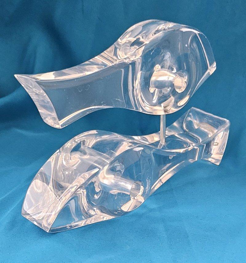 Escultura MCM Kinetic Astrolite Lucite Fishes de Ritts - OFERTA DE CIERRE en venta 10