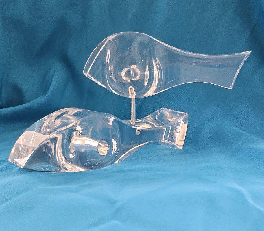 Escultura MCM Kinetic Astrolite Lucite Fishes de Ritts - OFERTA DE CIERRE siglo XX en venta