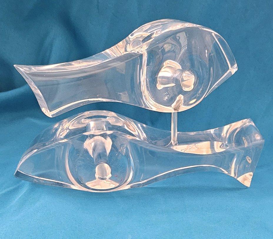Escultura MCM Kinetic Astrolite Lucite Fishes de Ritts - OFERTA DE CIERRE Acrílico en venta