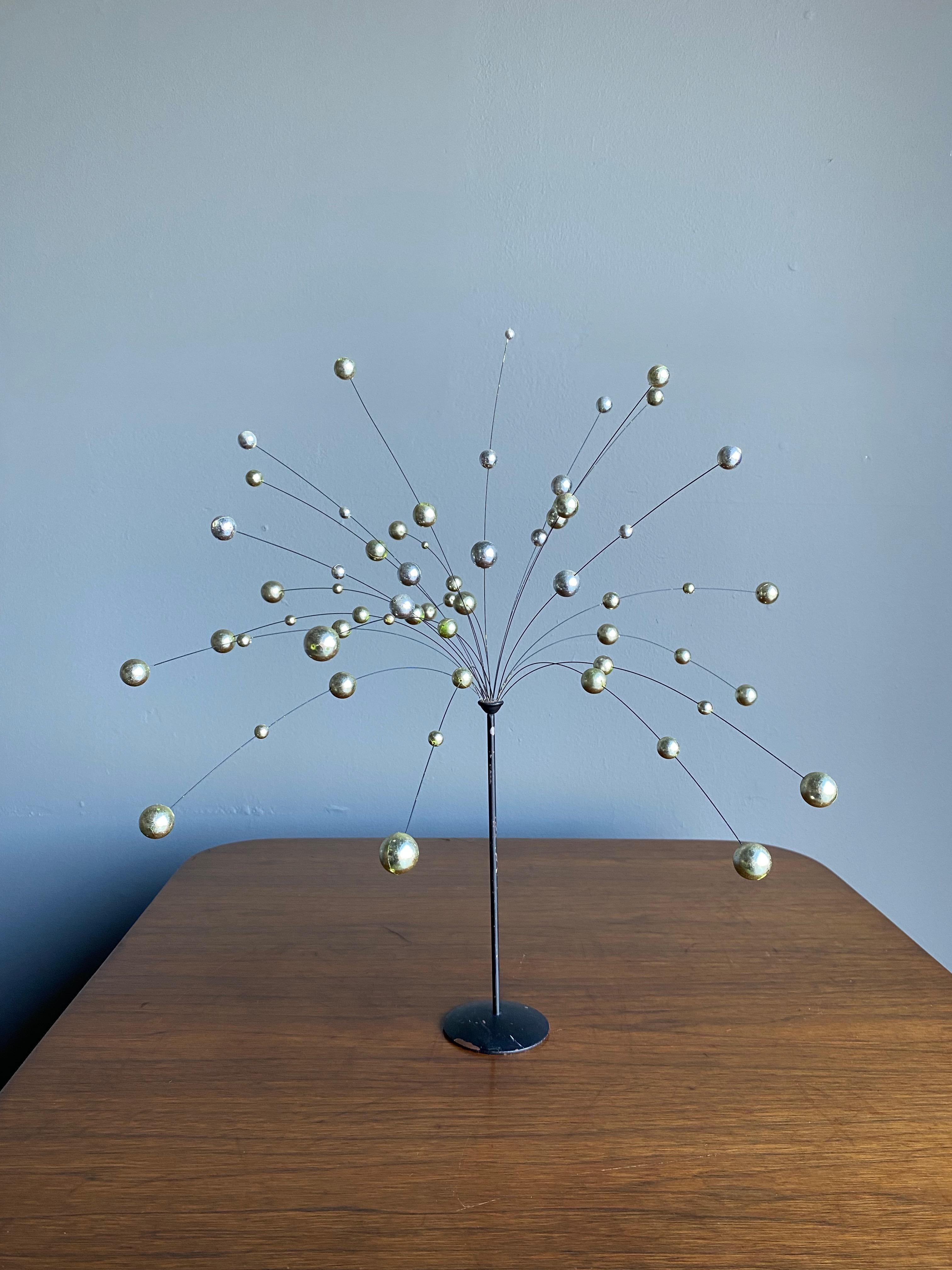 Vintage kinetic sculpture by Laurids Lonborg circa 1955.