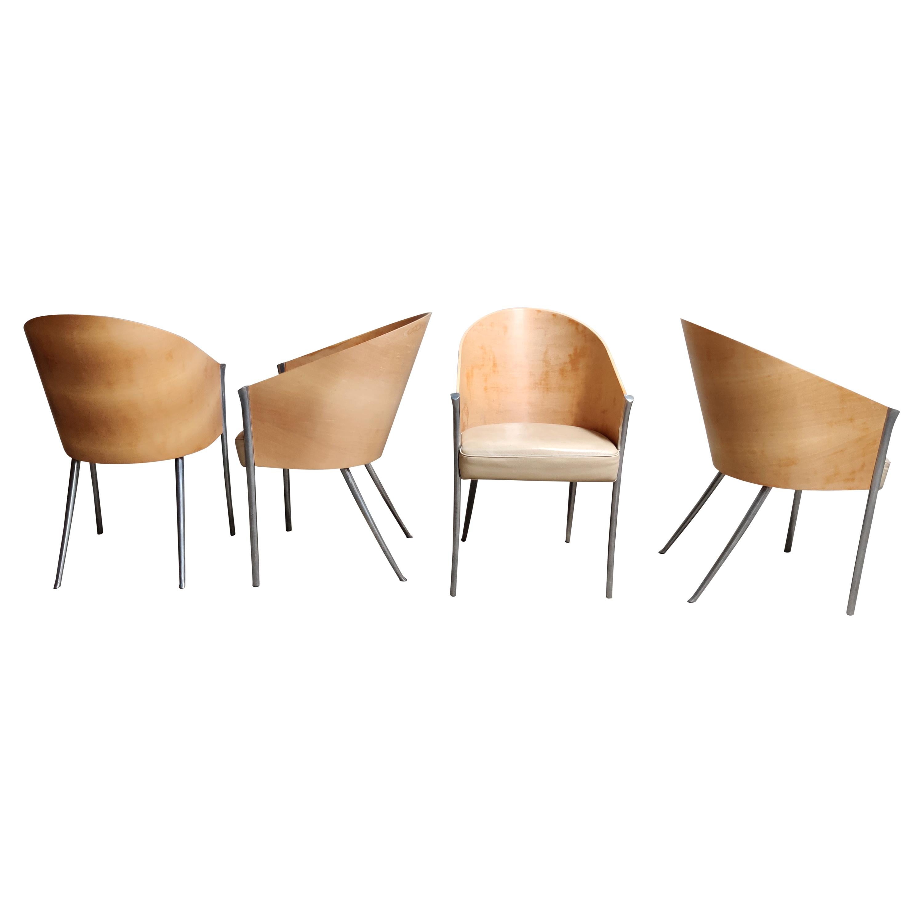Vintage King Costes Chairs by Philippe Starck for Aleph, Set of 4