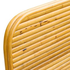 Vintage King Size Stacked Rattan Bed-Frame by Seven Seas