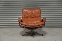 Vintage "King" Swivel Armchair by Strassle of Switzerland, 1960s