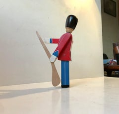 Vintage Kings Guardsman Wood Toy by Kay Bojesen, 1970s