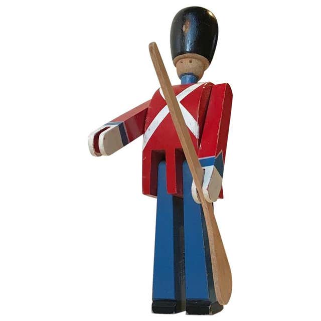 Huge Wooden Toy Soldier by Kay Bojesen For Sale at 1stDibs large toy