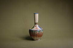 Vaso vintage Kinik smaltato dalla Turchia - Arte ceramica artigianale
