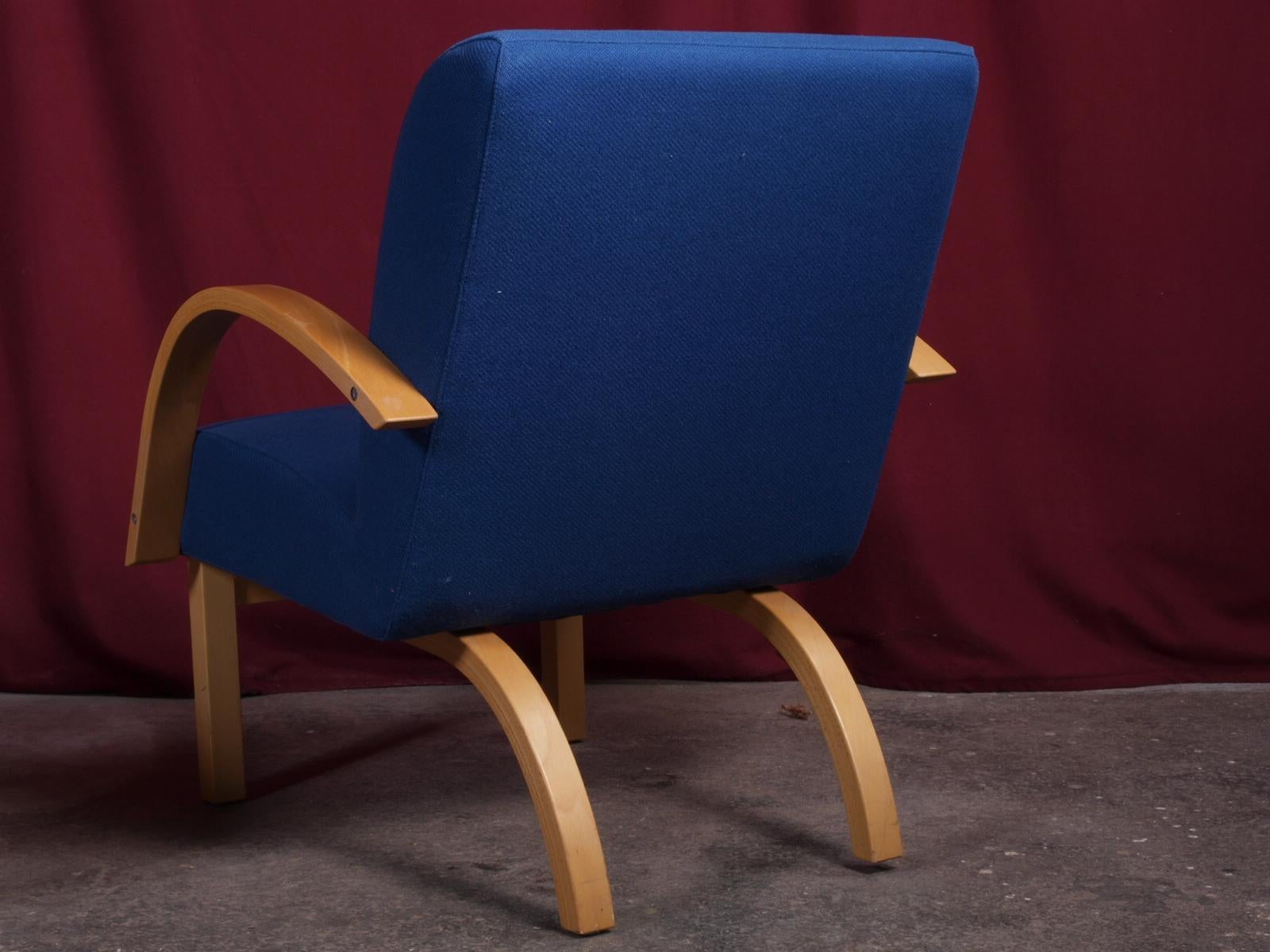 Fabric Vintage Kinnarps Easy Chairs Scandinavian Design