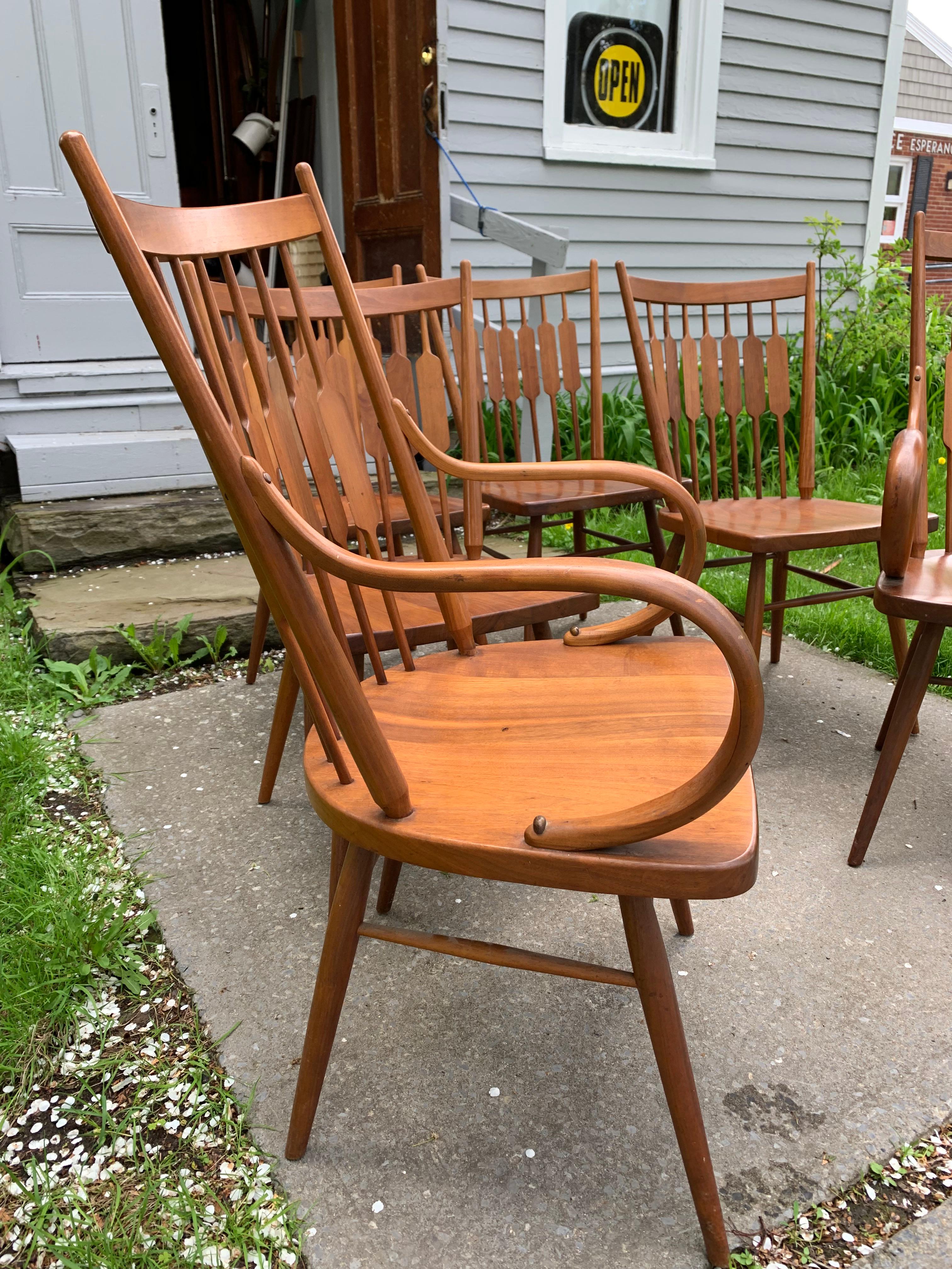 For sale are these outstanding Kipp Stewart dining chairs. The chairs are stunning and are very sleek and clean. Chairs are marked on bottom.