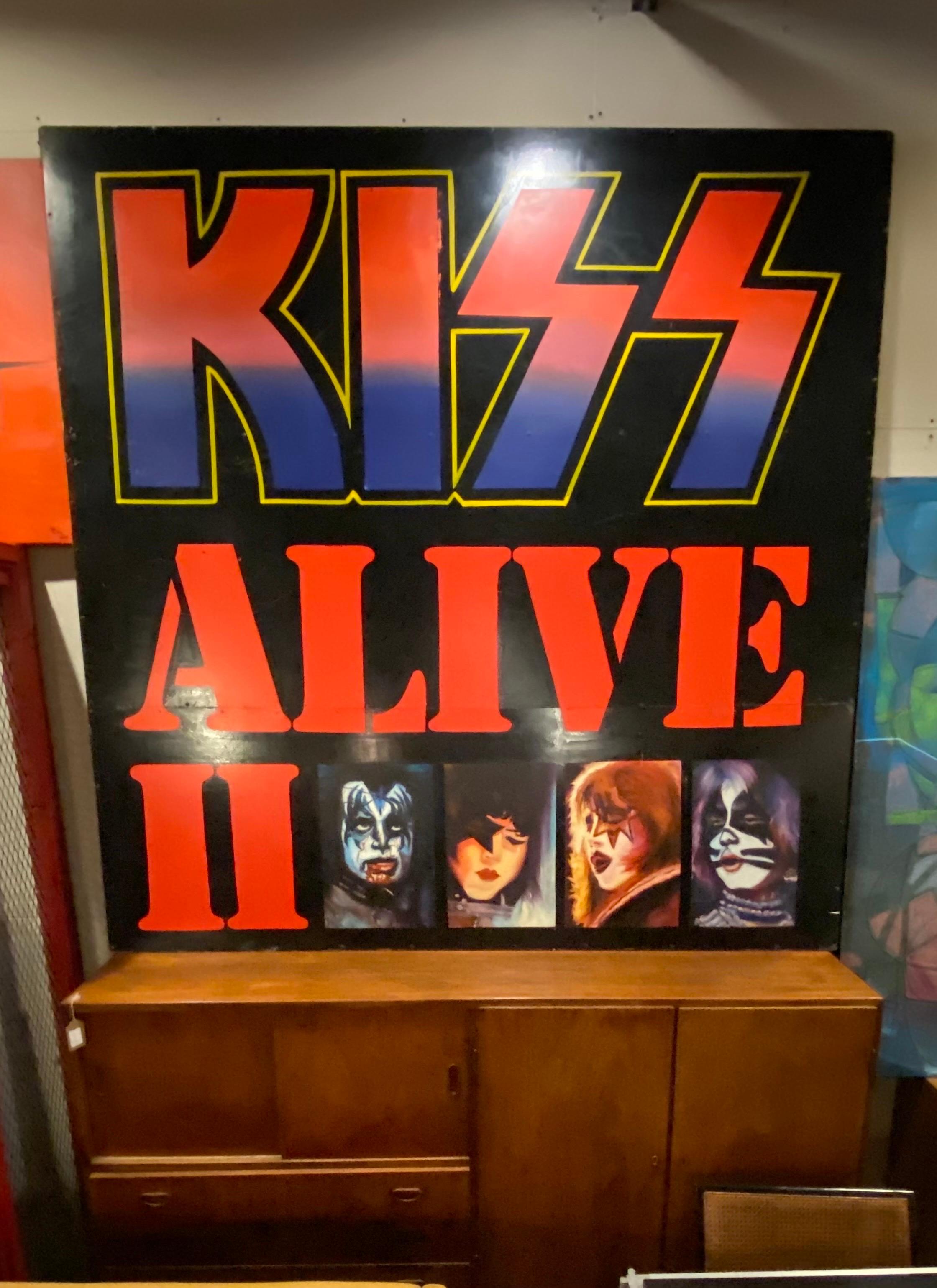 Vintage-Gemälde „KISS Alive II“, Vintage im Angebot 4