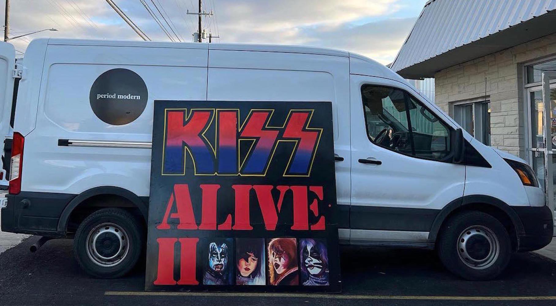 Vintage-Gemälde „KISS Alive II“, Vintage im Angebot 5