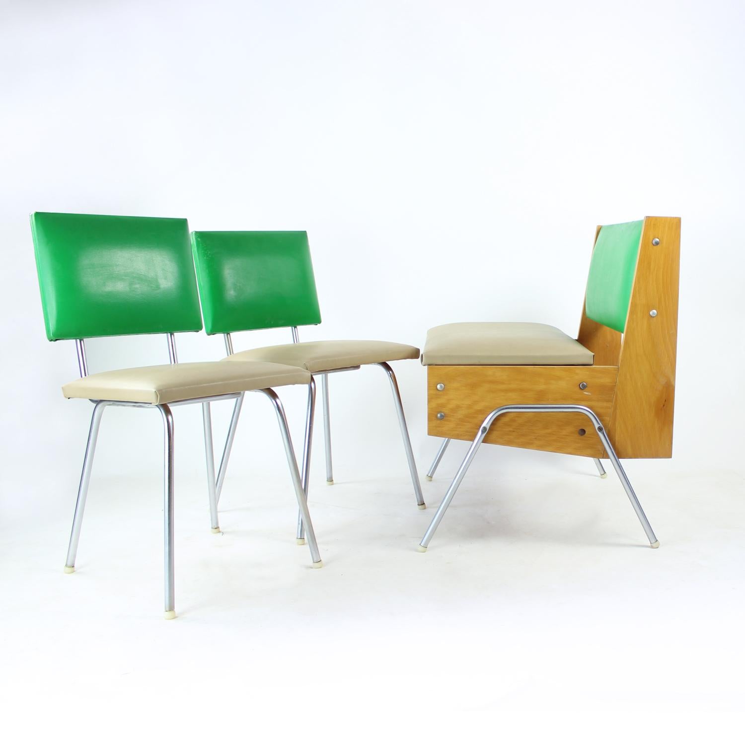 Vintage Kitchen Bench Set By Kovona, Czechoslovakia, 1960s 6