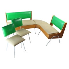 Vintage Kitchen Bench Set By Kovona, Czechoslovakia, 1960s