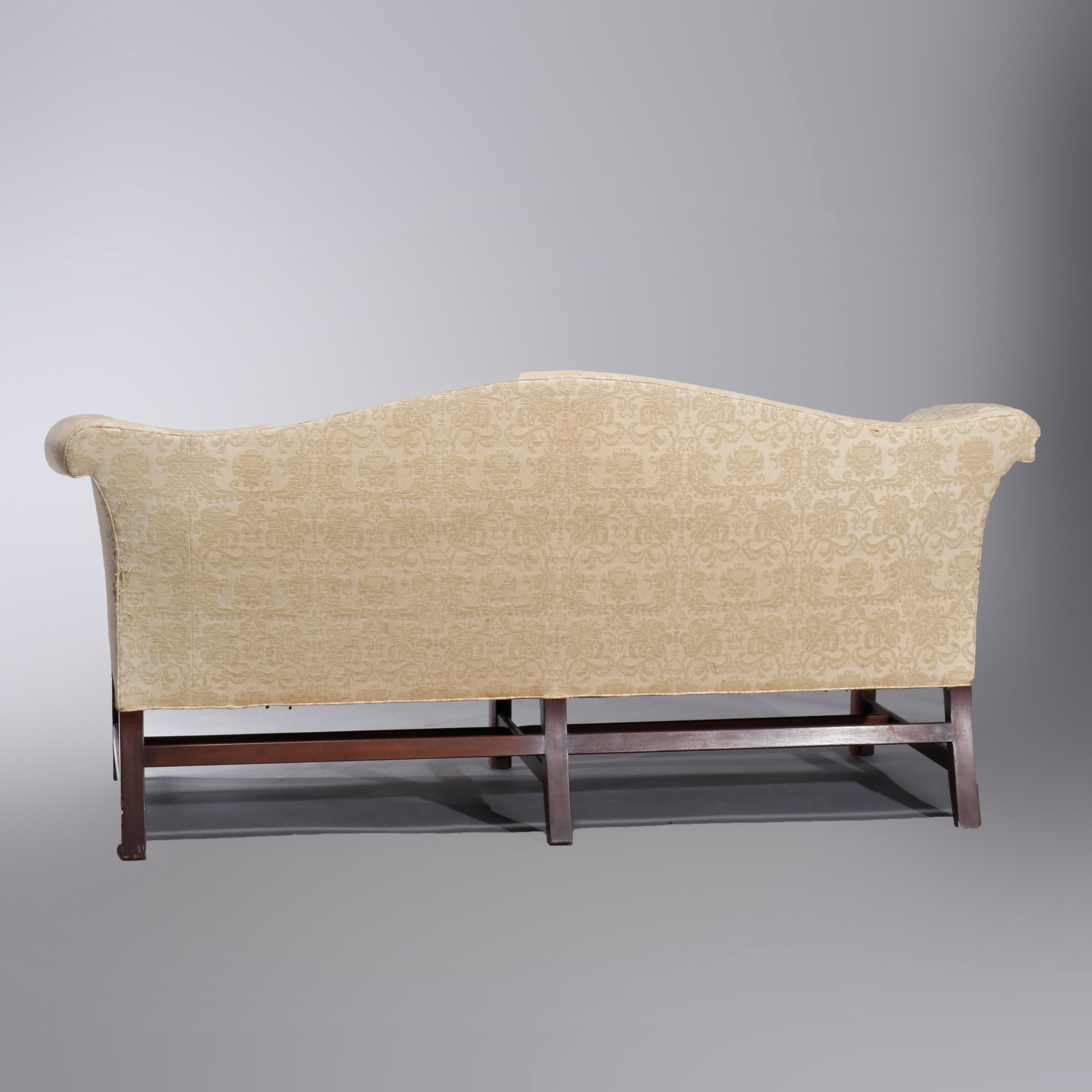 traditional camelback sofa