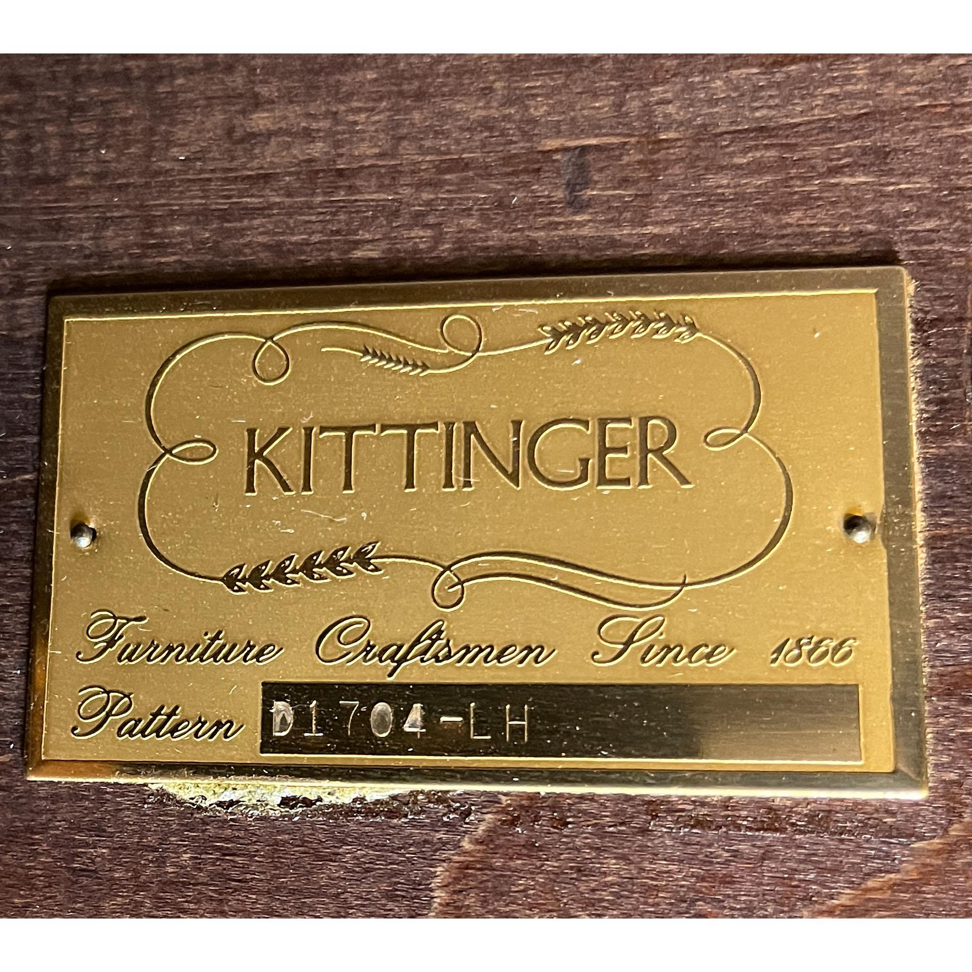 Vintage Kittinger Mahogany Console For Sale 7