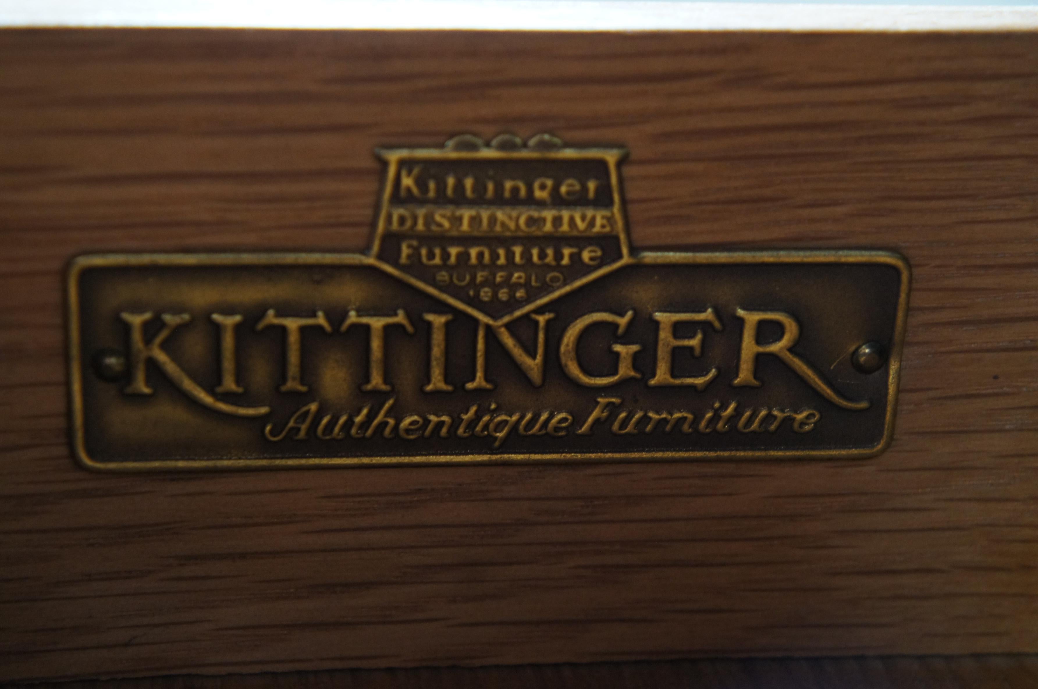 Vintage Kittinger Queen Anne Newport Mahogany 2 Tier Tea Table Server Drybar 2