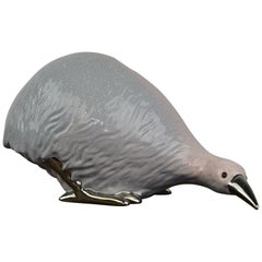Vintage Kiwi Bird Figurine, Ceramic, 1980s