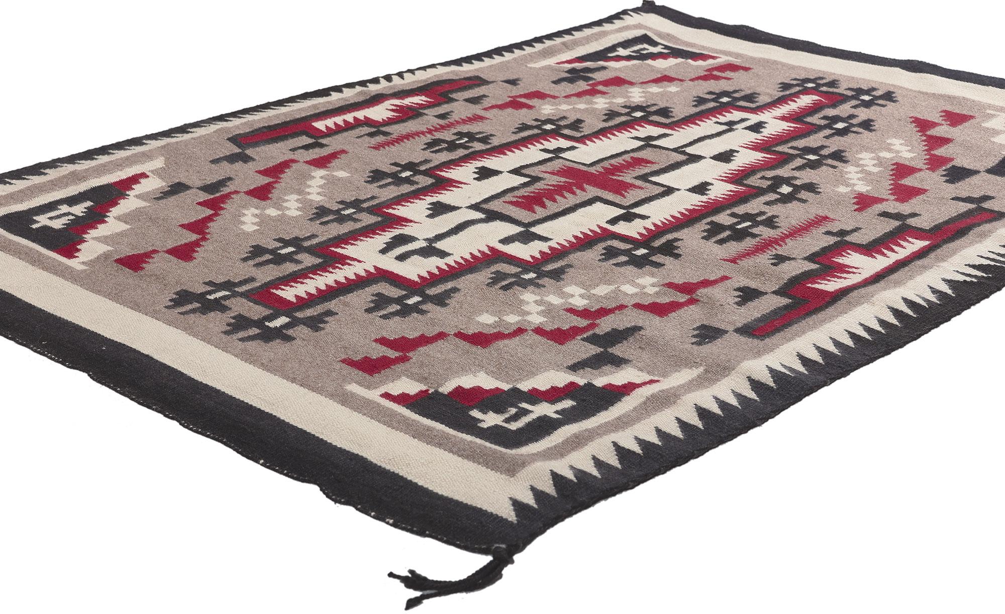 78612 Antique Klagetoh Navajo Rug, 03'01 x 04'05.
Emanating desert style design with incredible detail and texture, this handwoven Klagetoh Navajo rug is a captivating vision of woven beauty. The Native American Klagetoh pattern and earthy colorway