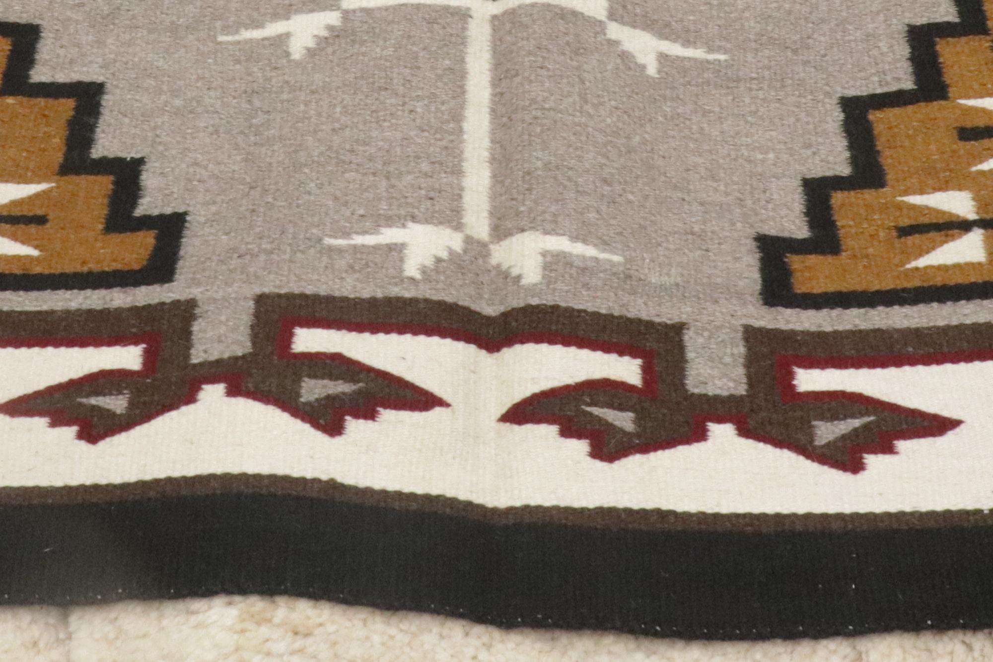 1930's Southwestern-Style Klagetoh-Inspired Kilim Rug For Sale 2