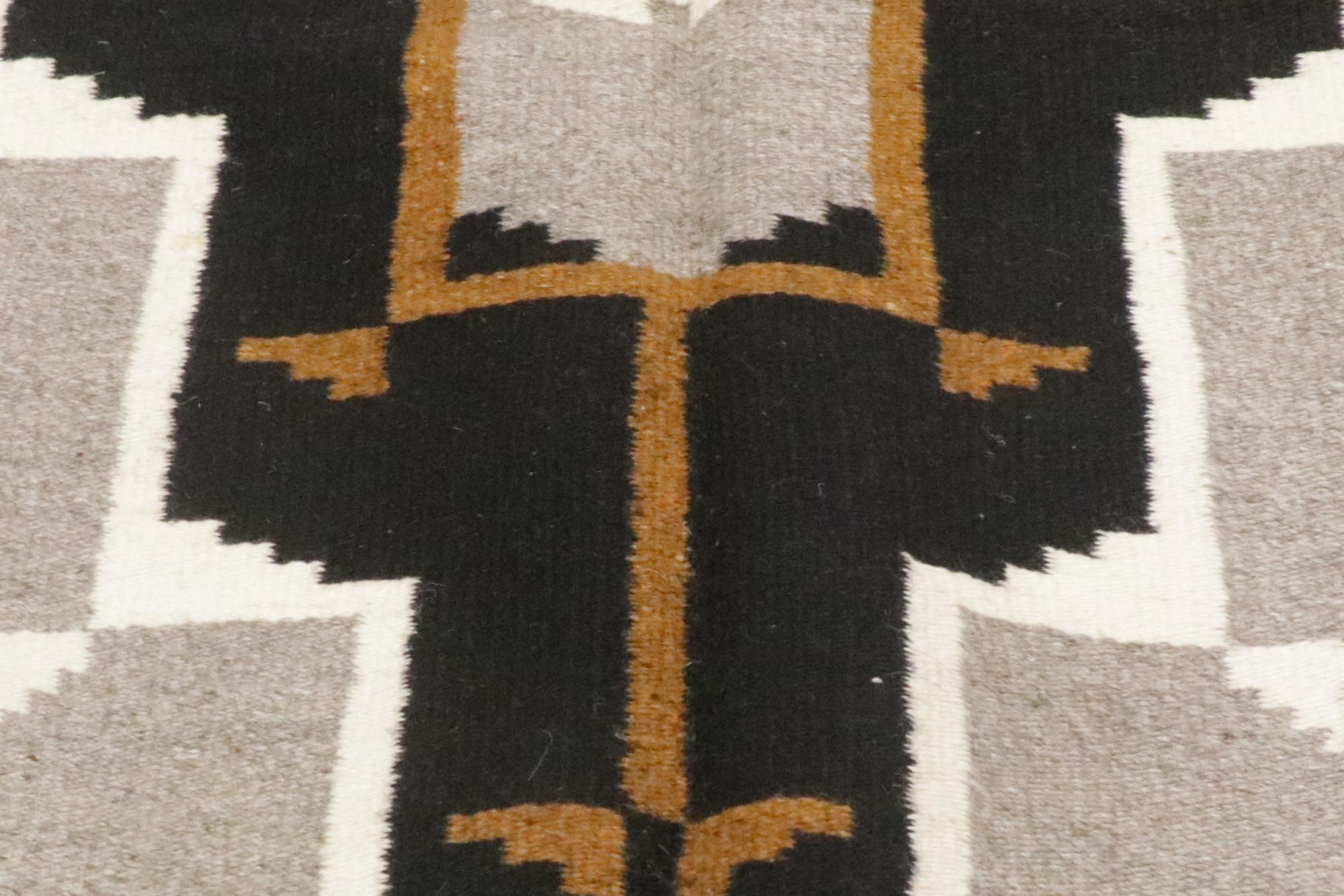 1930's Southwestern-Style Klagetoh-Inspired Kilim Rug For Sale 4
