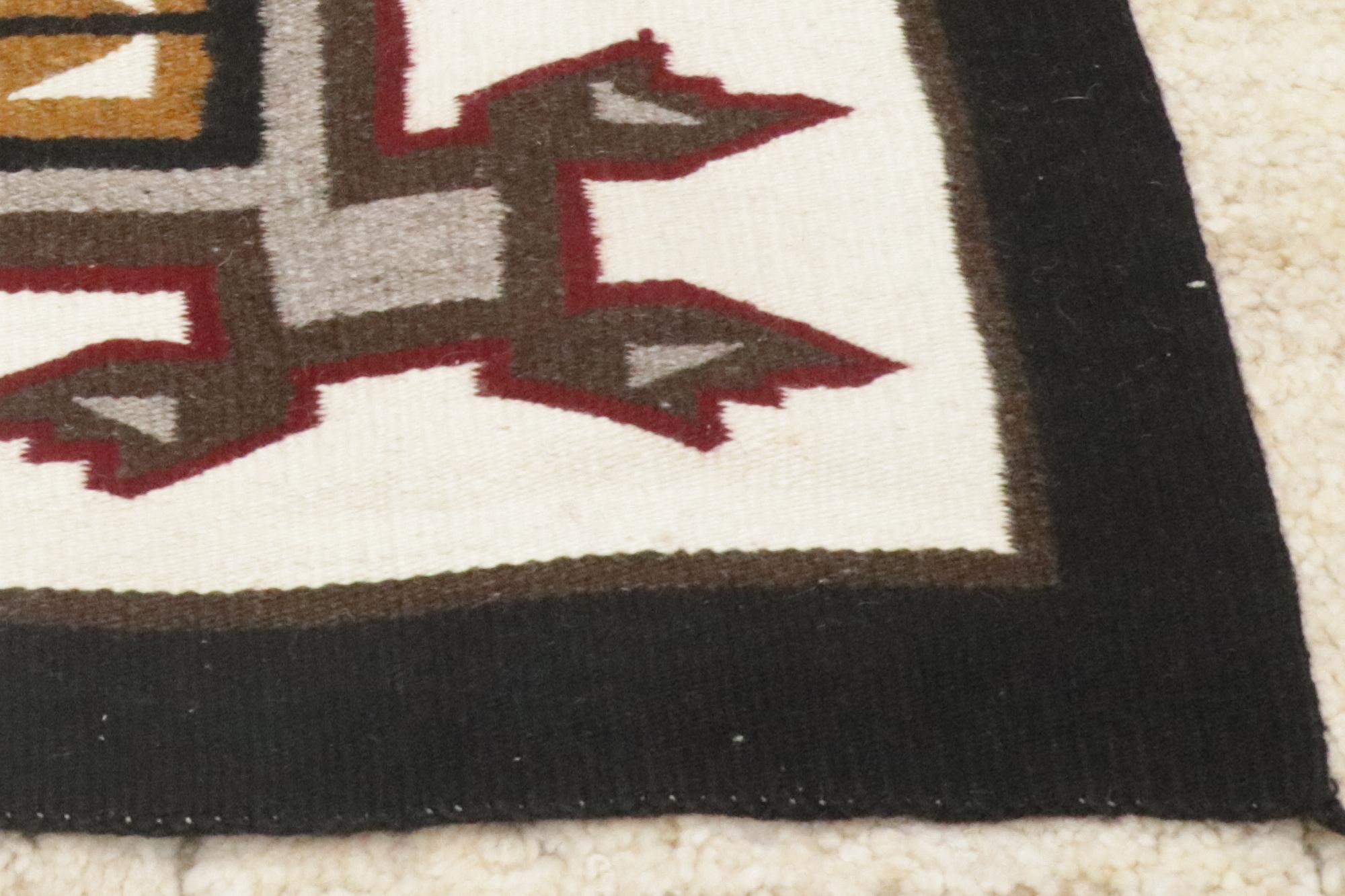 1930's Southwestern-Style Klagetoh-Inspired Kilim Rug For Sale 5