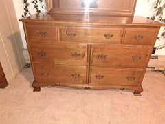 Vintage Kling Colonial Dresser with Mirror
