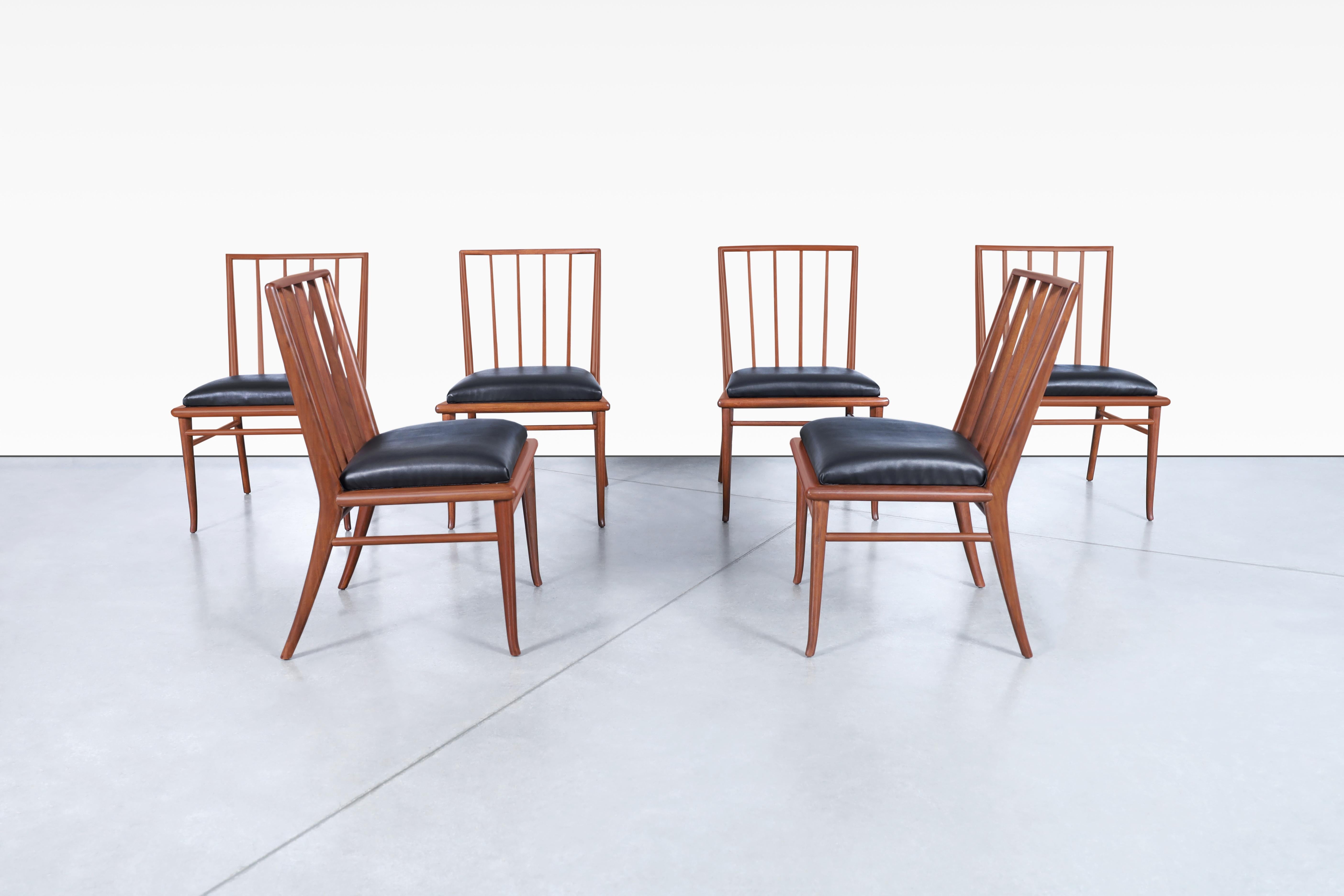 Vintage Klismos Legs Dining Set by T.H. Robsjohn-Gibbings for Widdicomb 2