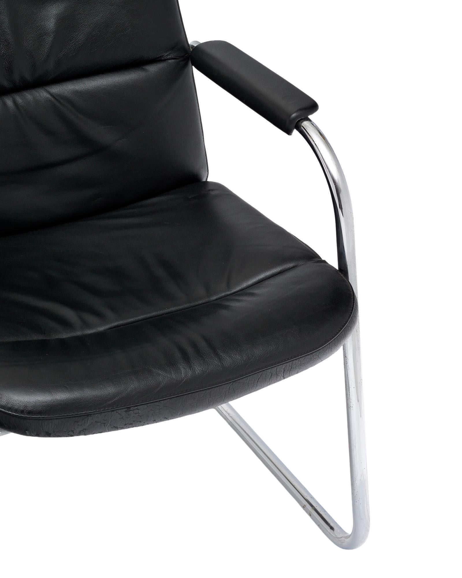 Fauteuils en cuir Vintage Klöber Bon état - En vente à Austin, TX