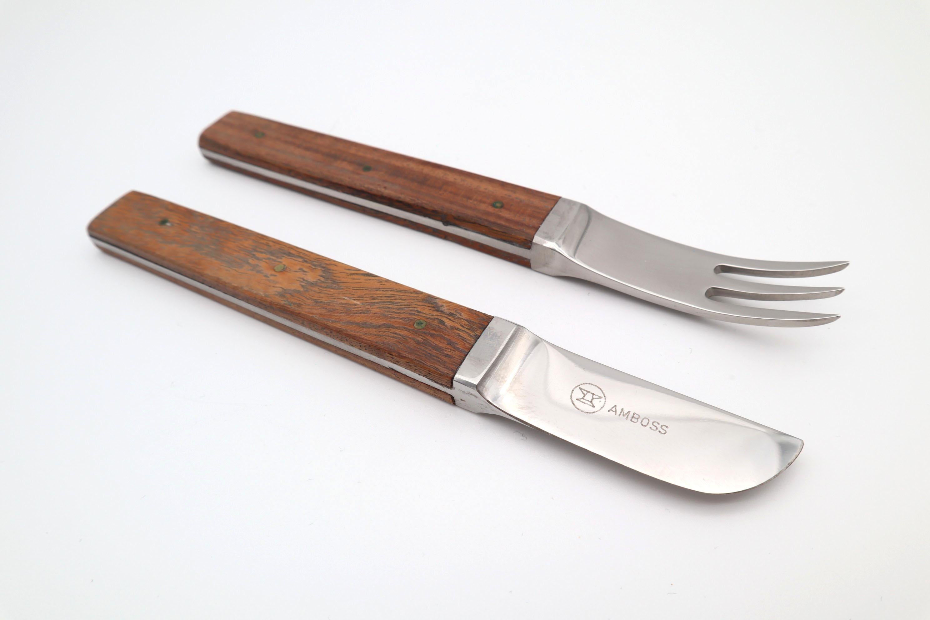 Austrian Vintage Knive and Fork by Amboss Austria Design Oswald Haerdtl For Sale