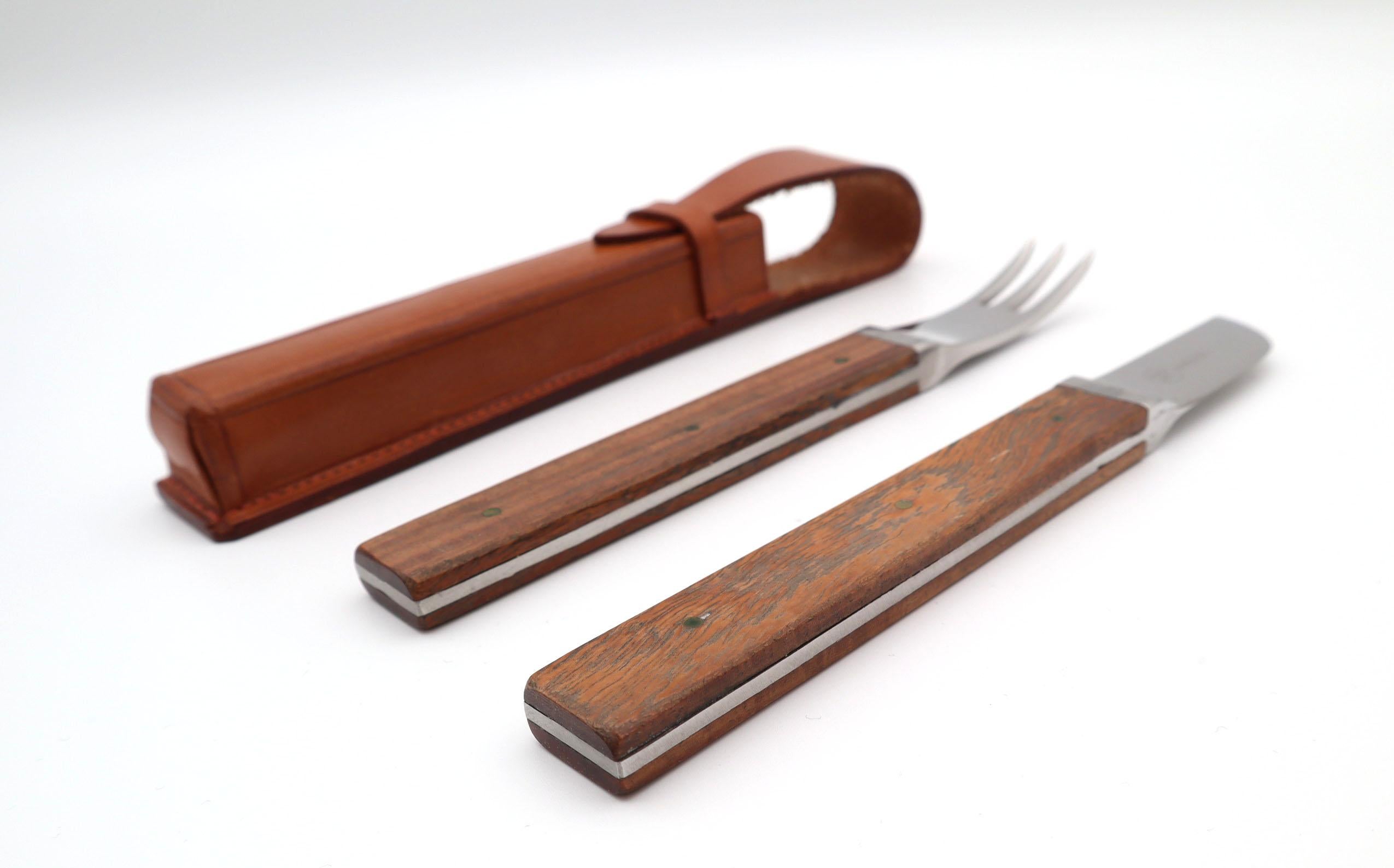 Vintage Knive and Fork by Amboss Austria Design Oswald Haerdtl In Excellent Condition For Sale In Vienna, AT