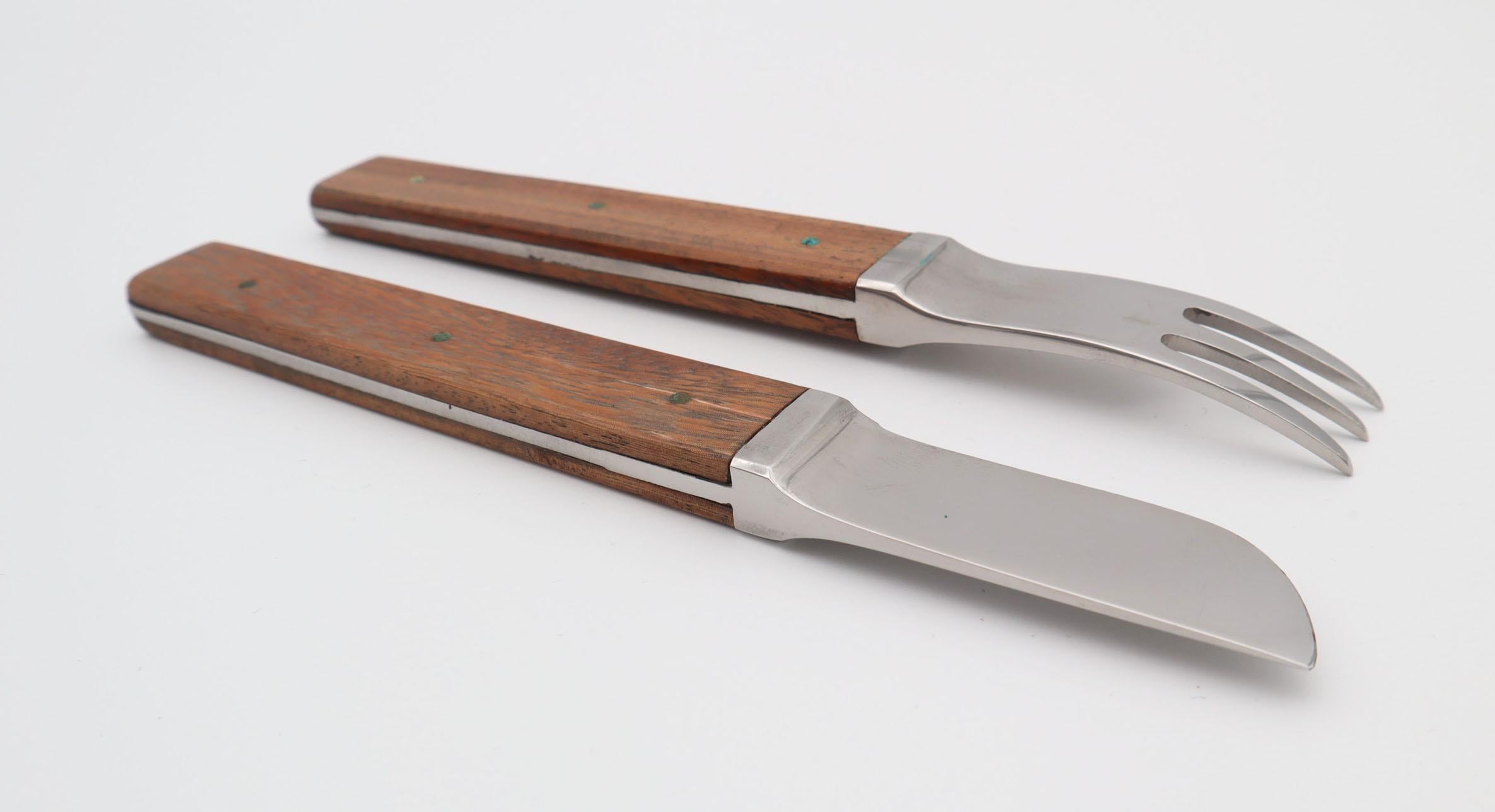 Messer und Gabel von Amboss Austria Design Oswald Haerdtl (Mitte des 20. Jahrhunderts) im Angebot