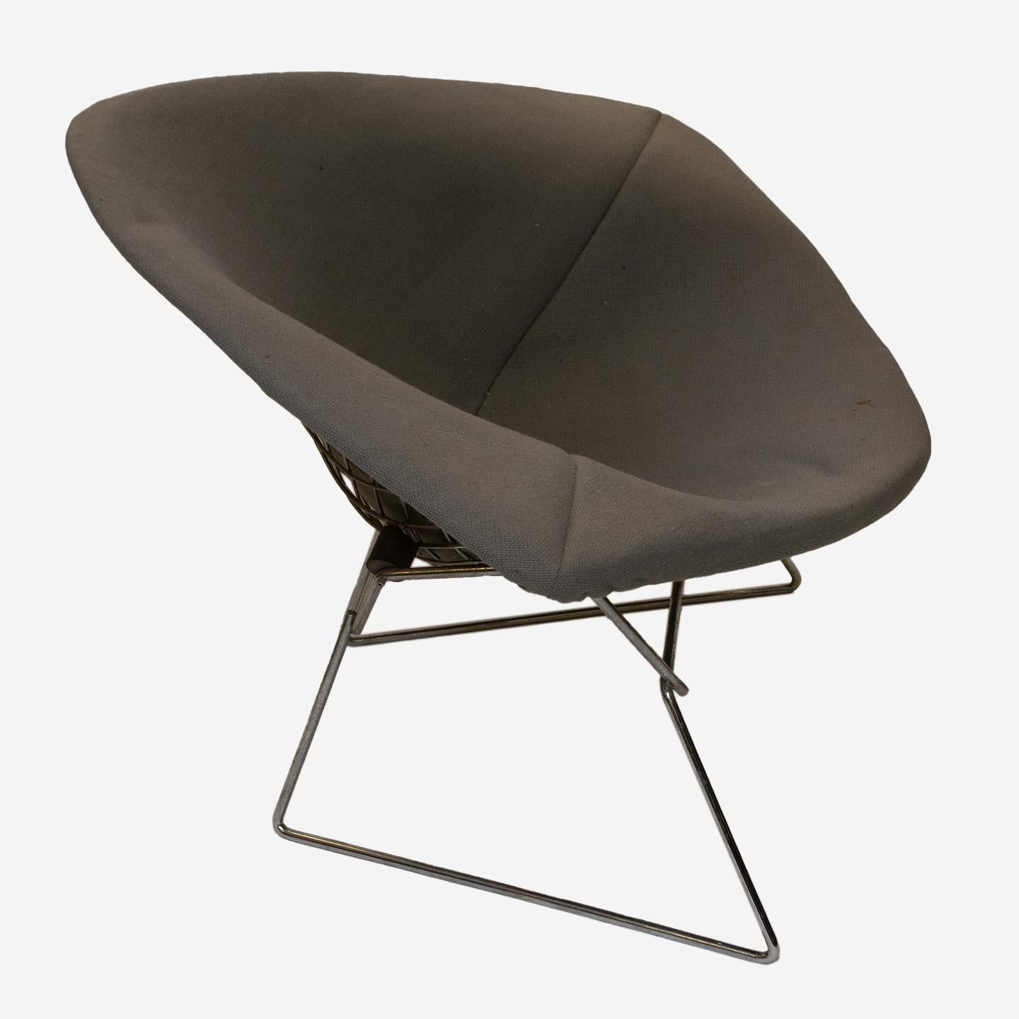 Mid-Century Modern Vintage Knoll Bertoia Large Diamond Chair