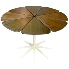 Vintage-Esstisch „Redwood Petal Pedestal“ von Knoll, entworfen von Richard Shultz, 196