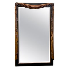 Vintage Knot and Tassel Rope Gilt Swag Mirror