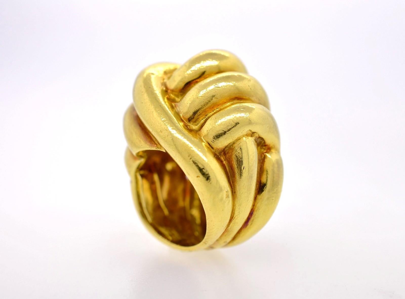 Retro Vintage Knot Gold Ring