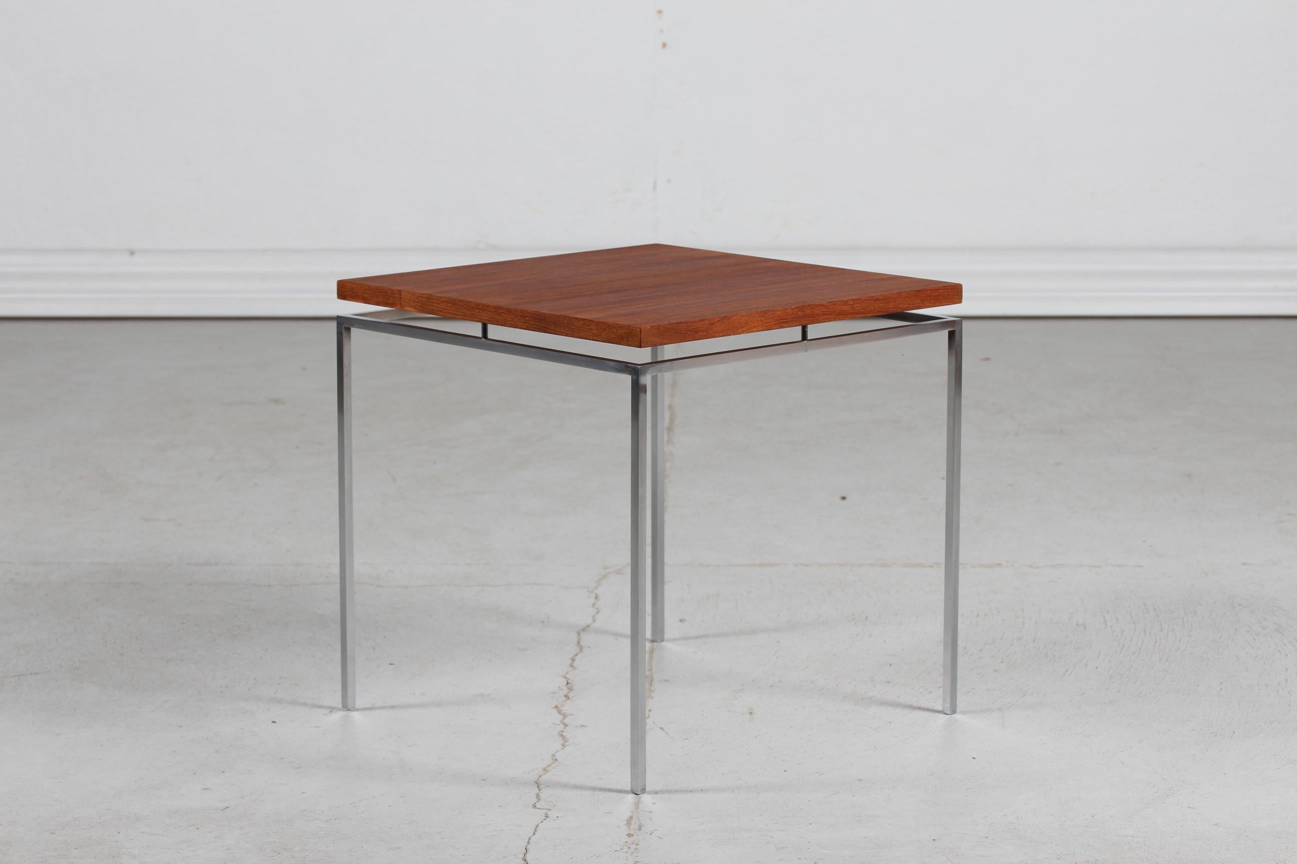 Mid-20th Century Vintage Knud Joos Side Table of Teak with Floating Table Top by Jason Møbler Dk For Sale