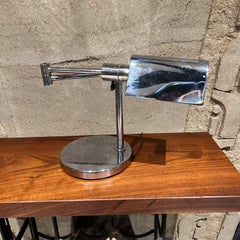 Vintage Koch & Lowy Chrome Articulating Swing Arm Desk Lamp