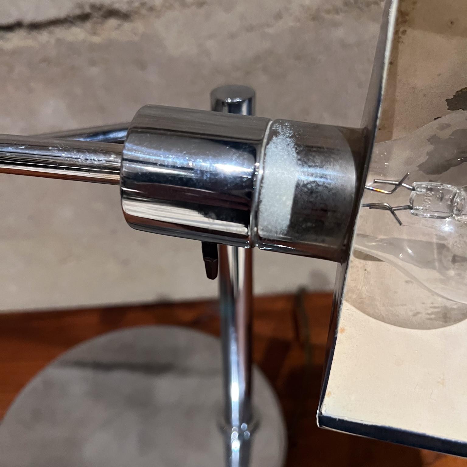 Vintage Koch & Lowy Chrome Articulating Swing Arm Desk Lamp For Sale 2