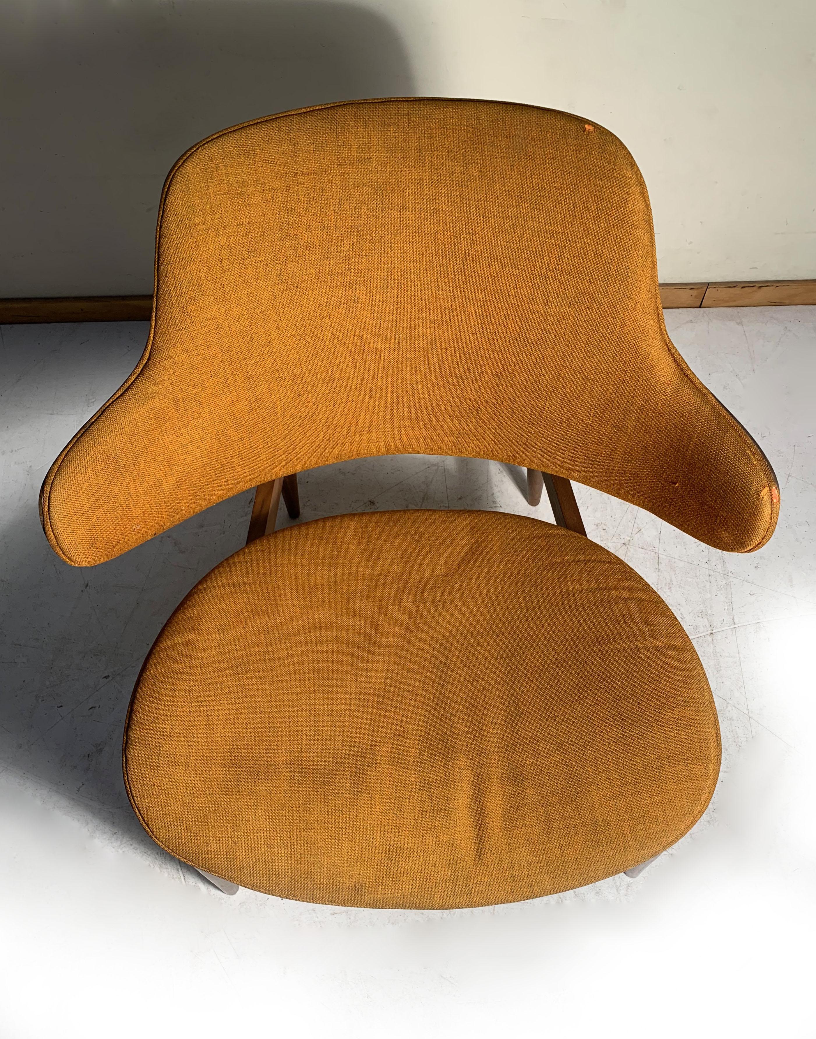 Vintage Kodawood Lounge Chair by Seymour James Weiner 1