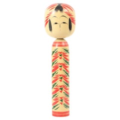 Vintage Kokeshi Doll XL Wood Japan Showa Period 36cm