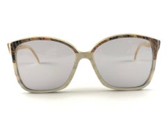 Vintage Köln Optik Genuine Buffalo Horn Frame Light Brown Lenses 70's W Germany