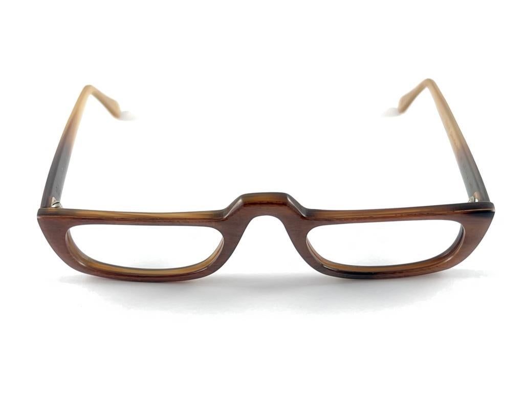 Vintage Köln Optik Genuine MO 848 Irish Horn Frame RX Reading Koln Brille im Angebot 5