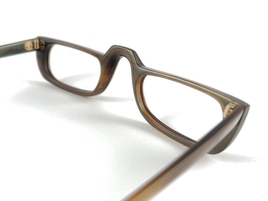 Vintage Köln Optik Genuine MO 848 Irish Horn Frame RX Reading Koln Glasses For Sale 4