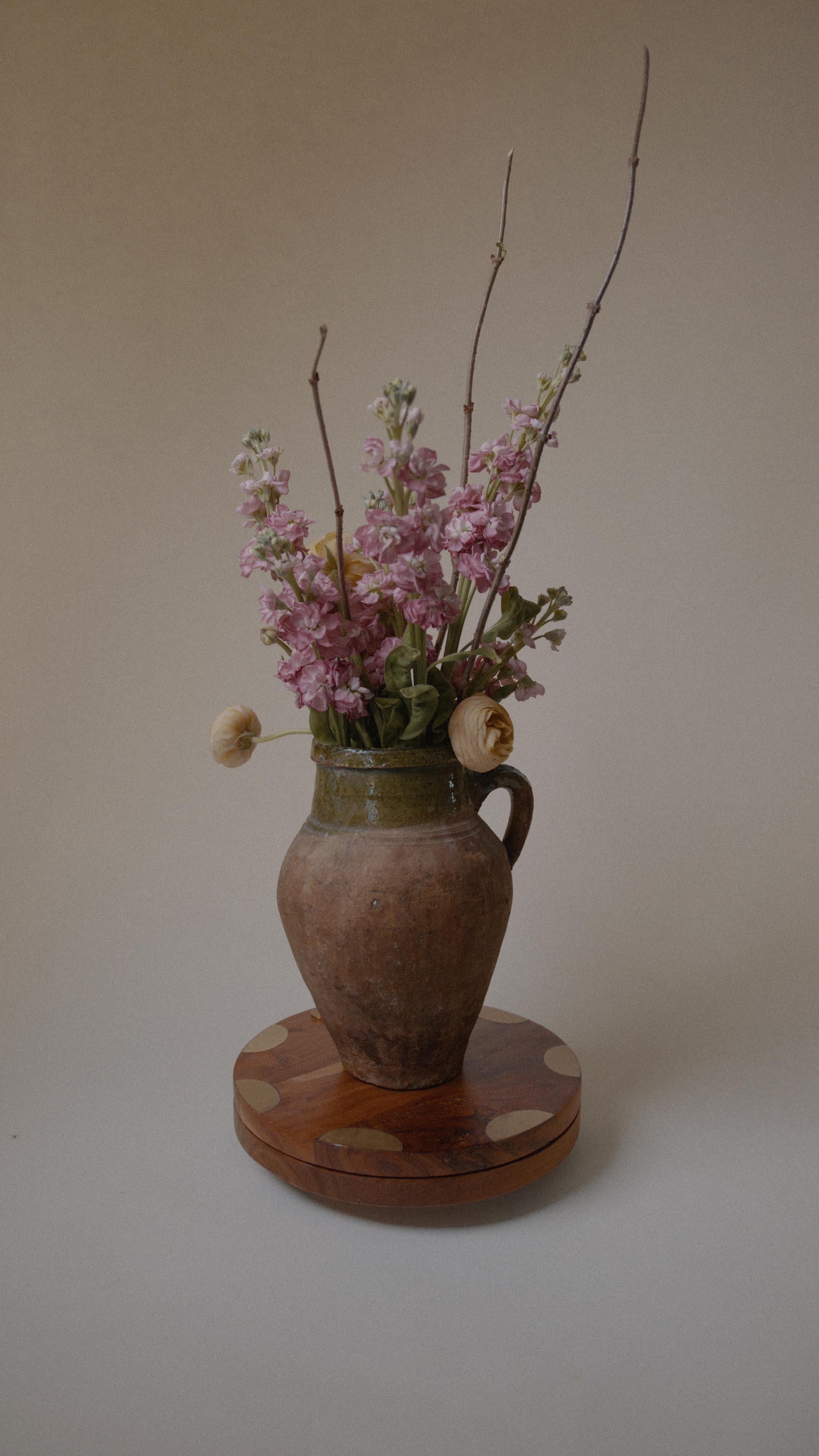 Originating from the Konya region of Anatolia, Turkey, this Terracotta jar was used for storing grains, water, oil, and other perishables. Clay's properties, such as its porosity and insulation, helped keep the contents cool and preserved, which was