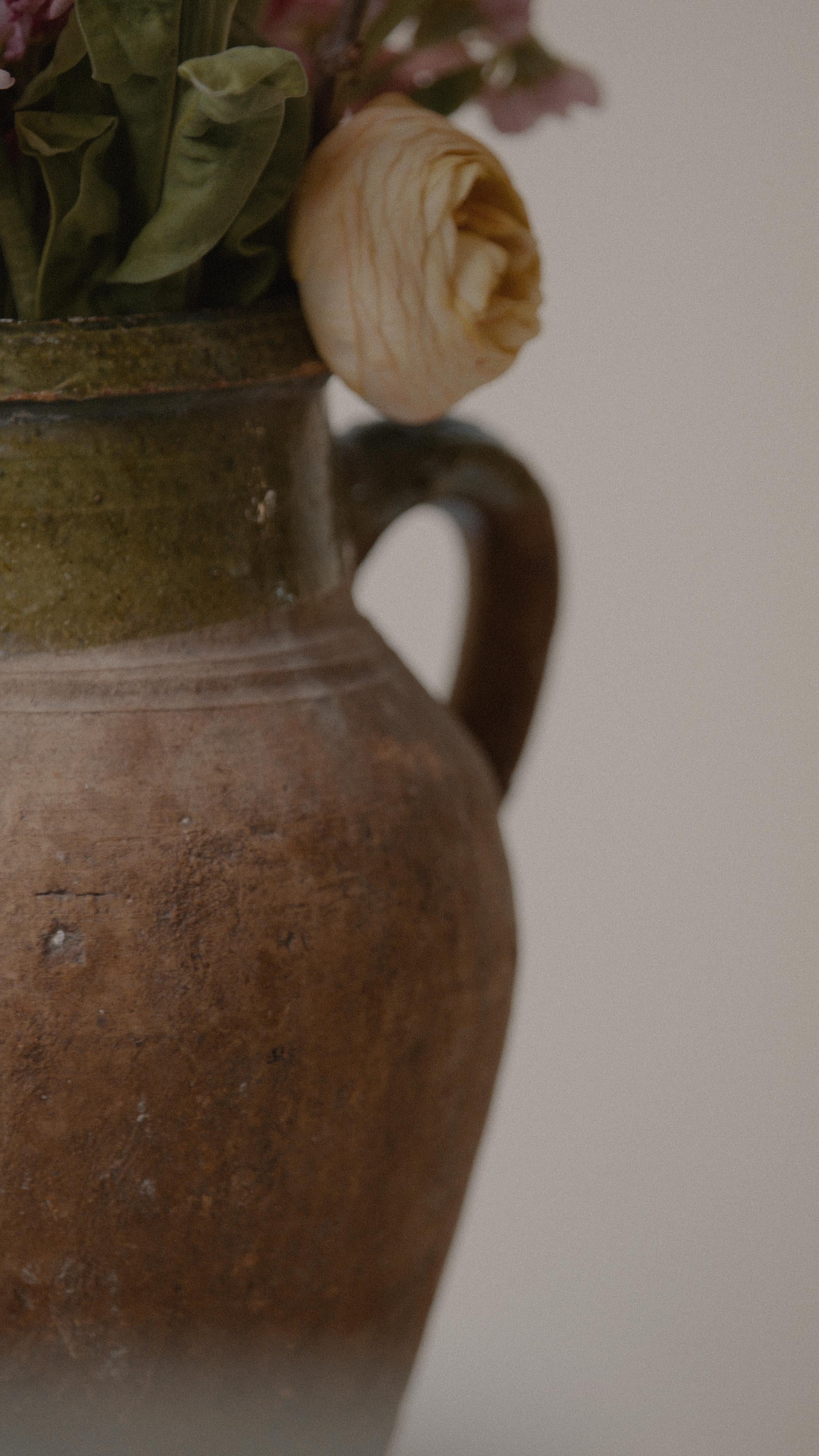 Mid-20th Century Vintage Konya Clay Pot from Anatolia, Turkey