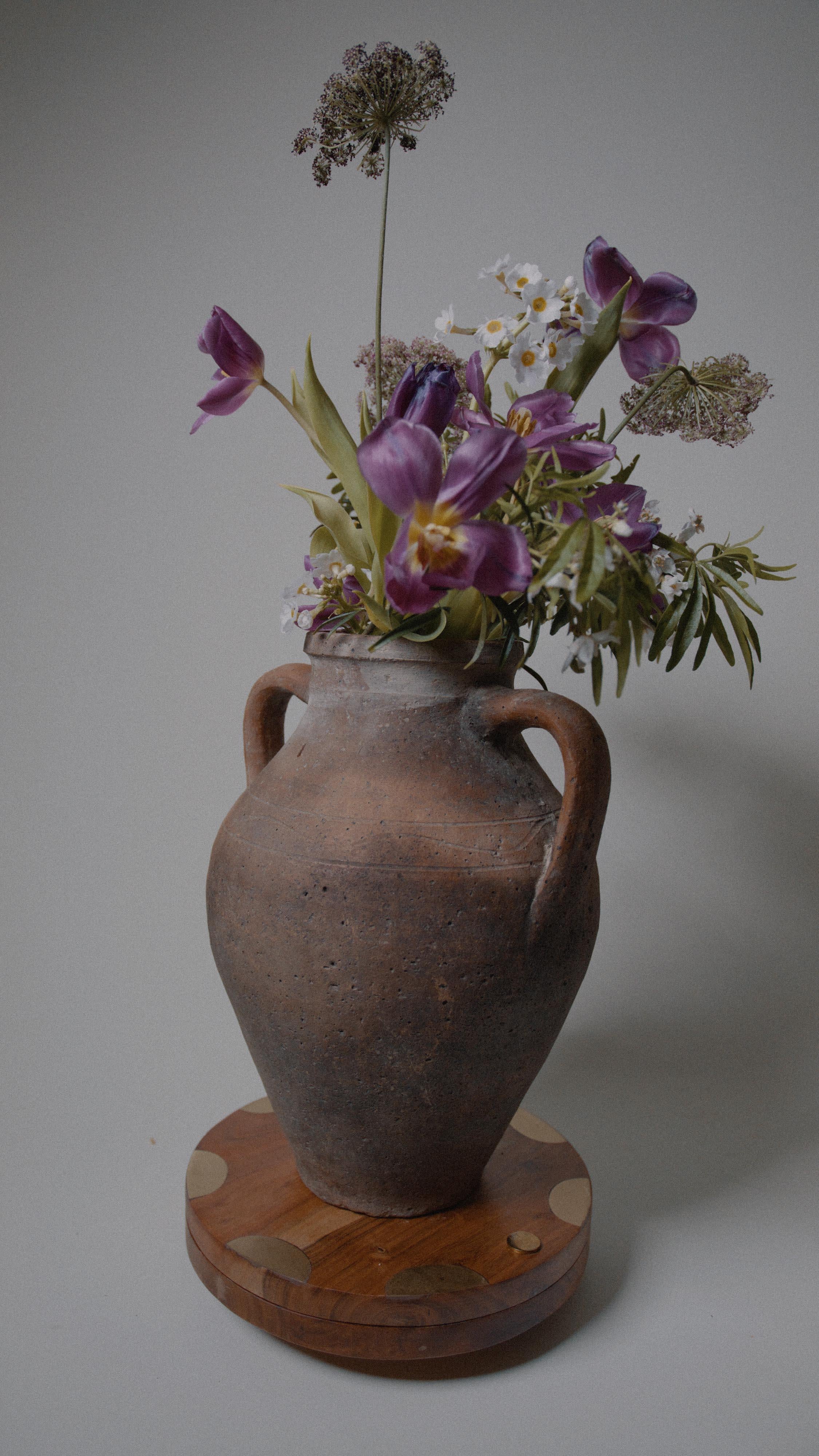 Turkish Konya Clay Pot from Anatolia, Handcrafted Vessel 1