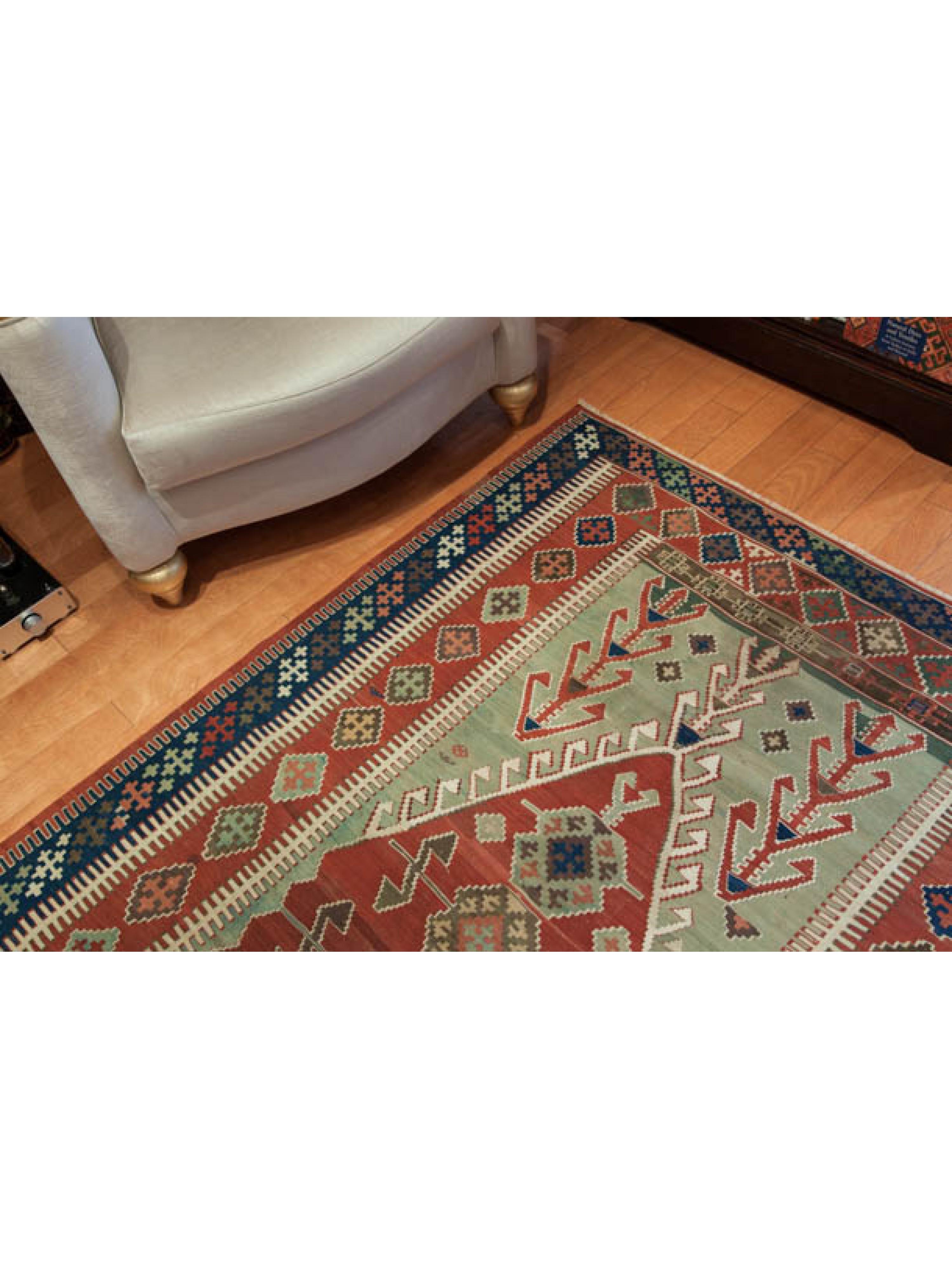 Antiguo Konya Obruk Kilim Antigua Anatolia Central Alfombra Mighrab Alfombra Turca Tejido a mano en venta