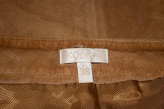 Vintage Kookai 1970s Style Suede Skirt