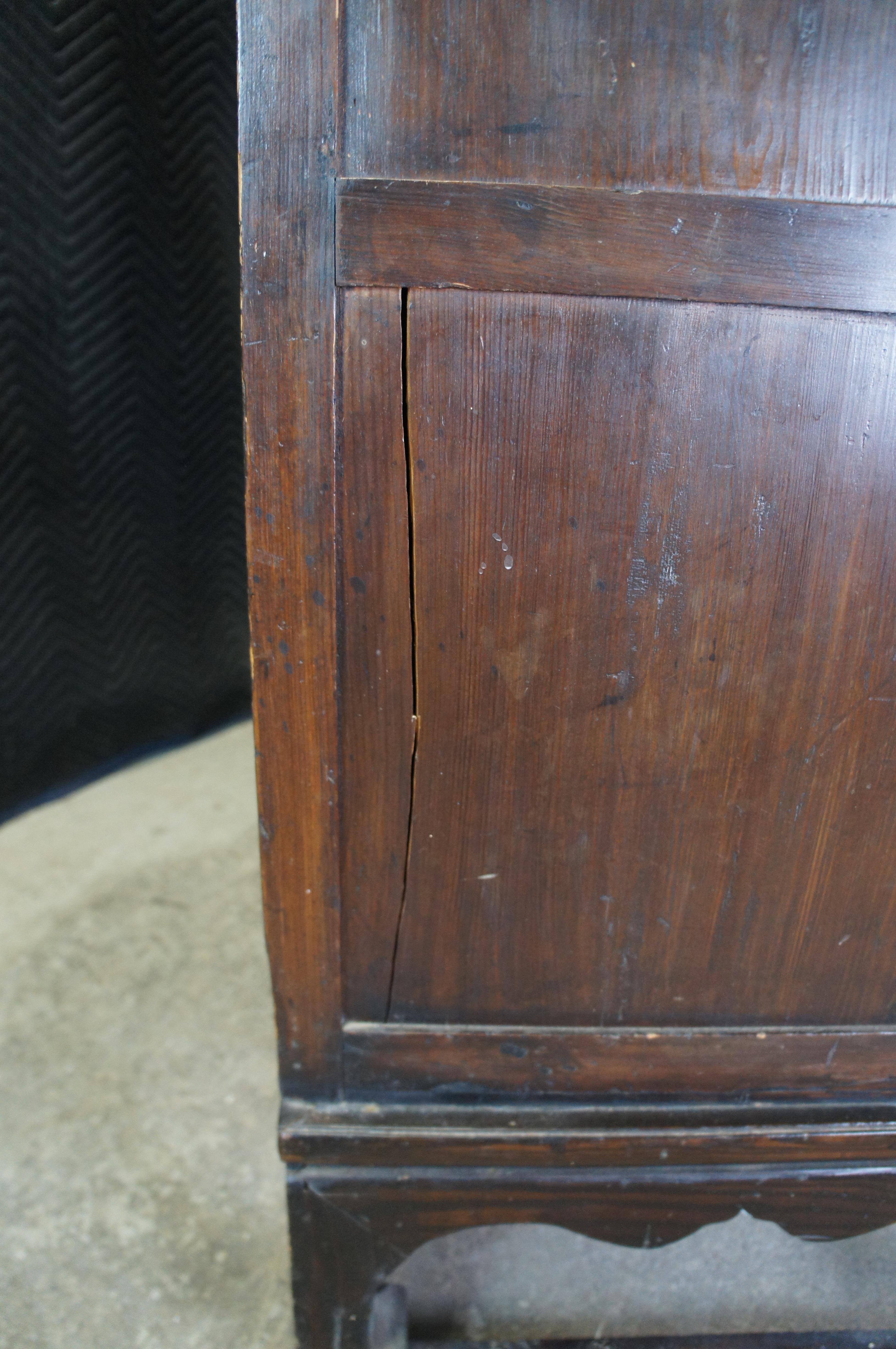 Vintage Korean Elm Bandaji Tansu Scholars Chest Wedding Cabinet Armoire 51